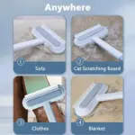 Double sided Window Screen Cleaning Brush Glass Wiper Multi function Pet Hair Lint Remover tag1