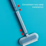 Double sided Window Screen Cleaning Brush Glass Wiper Multi function Pet Hair Lint Remover tag1