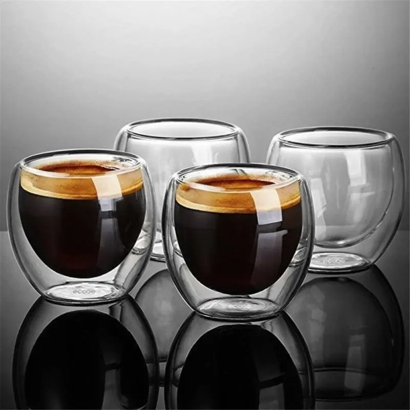 Double wall Glass Espresso Cup