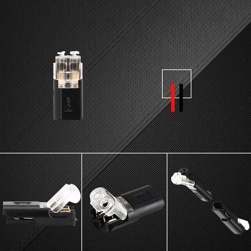 Double-wire Push-in Connector with Locking Buckle -  - #tag1#
