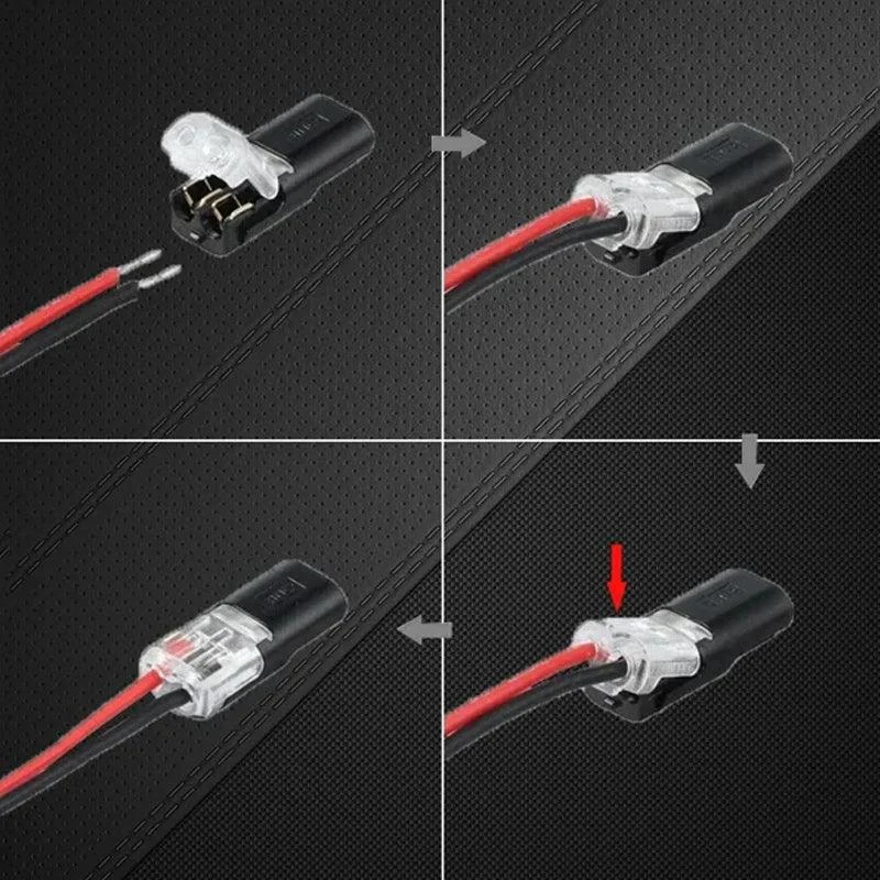 Double-wire Push-in Connector with Locking Buckle -  - #tag1#