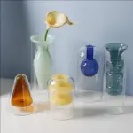 Double Glass Hydroponic Plant Vase