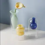 Double Glass Hydroponic Plant Vase