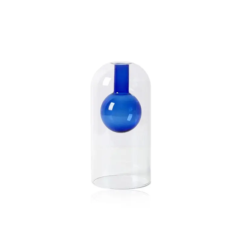 Double Glass Hydroponic Plant Vase