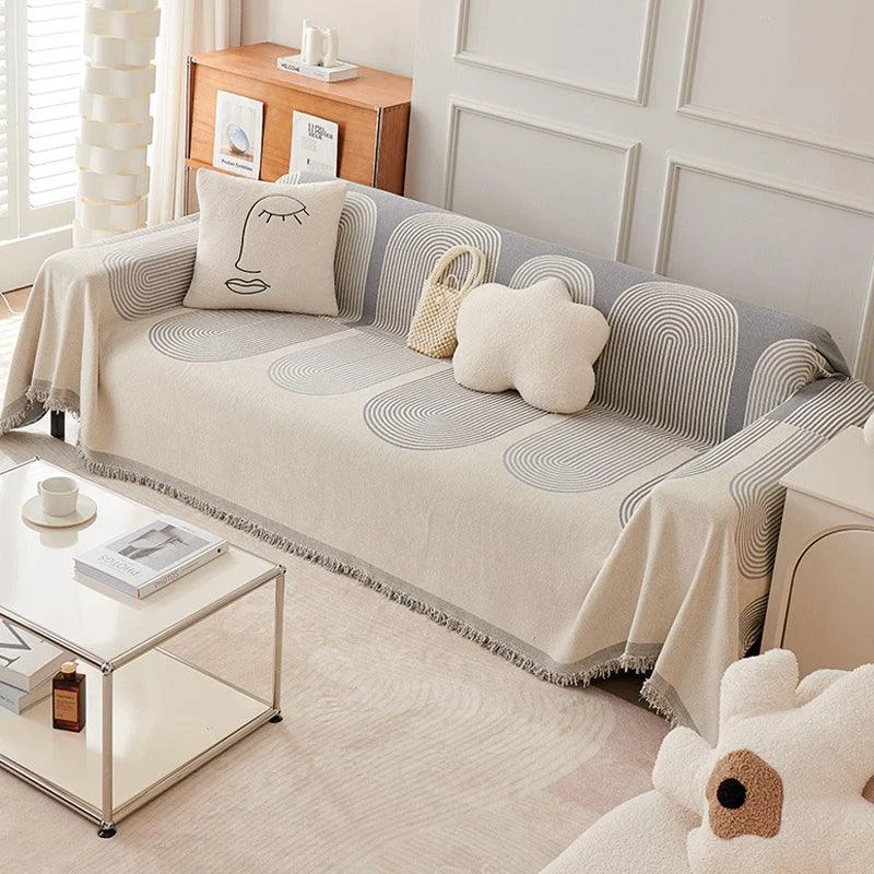 Double Sided Chenille Sofa Cover -  - #tag1#