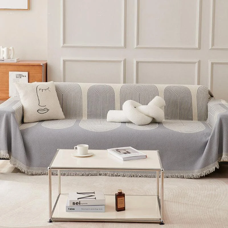 Double Sided Chenille Sofa Cover -  - #tag1#