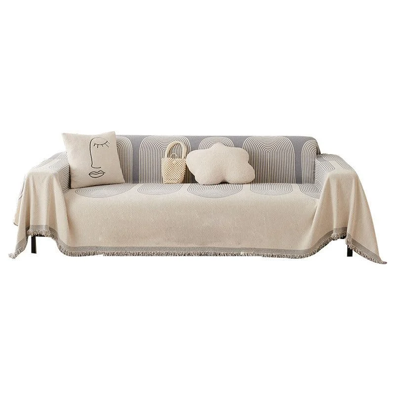 Double Sided Chenille Sofa Cover -  - #tag1#