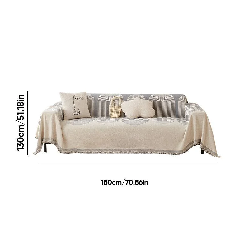 Double Sided Chenille Sofa Cover -  - #tag1#
