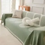 Double Sided Chenille Sofa Cover tag1