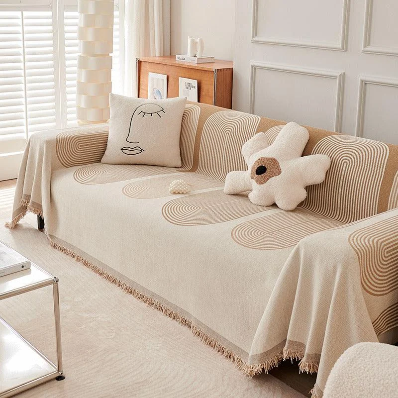 Double Sided Chenille Sofa Cover -  - #tag1#