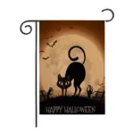 Double Sided Halloween Banner Linen Garden tag1