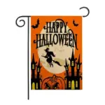 Double Sided Halloween Banner Linen Garden tag1