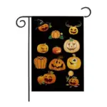 Double Sided Halloween Banner Linen Garden tag1