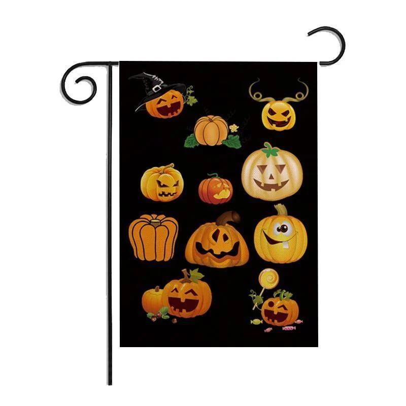 Double Sided Halloween Banner Linen Garden -  - #tag1#