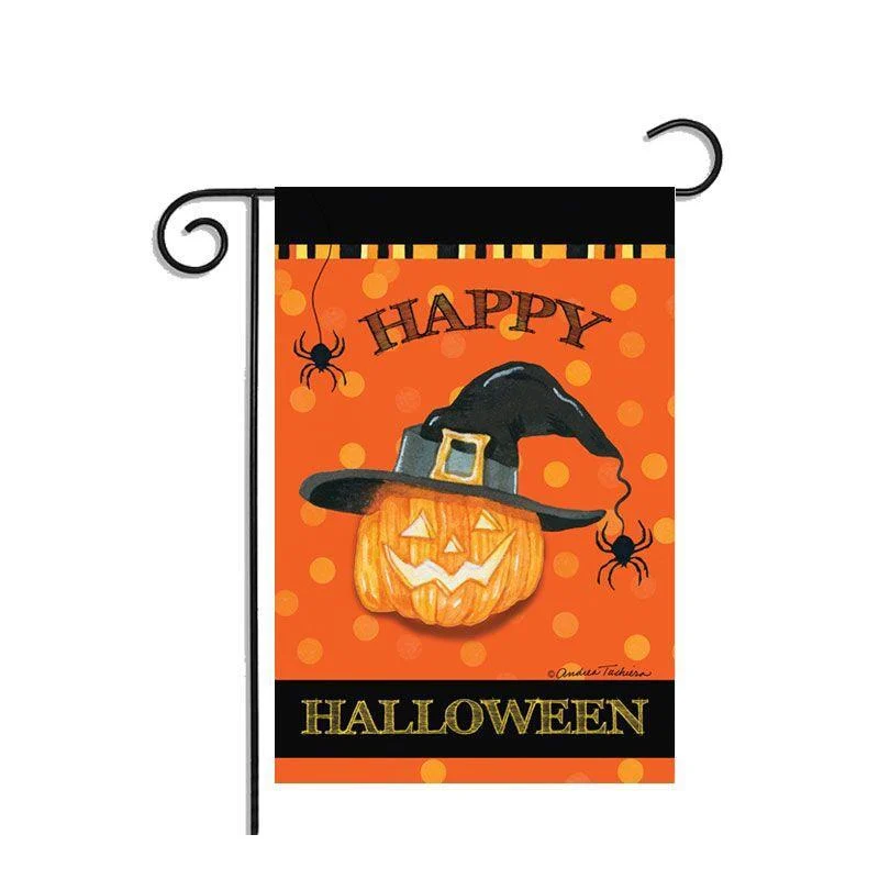Double Sided Halloween Banner Linen Garden -  - #tag1#
