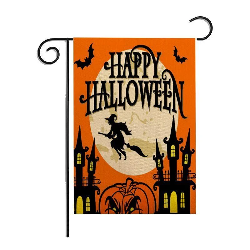 Double Sided Halloween Banner Linen Garden -  - #tag1#