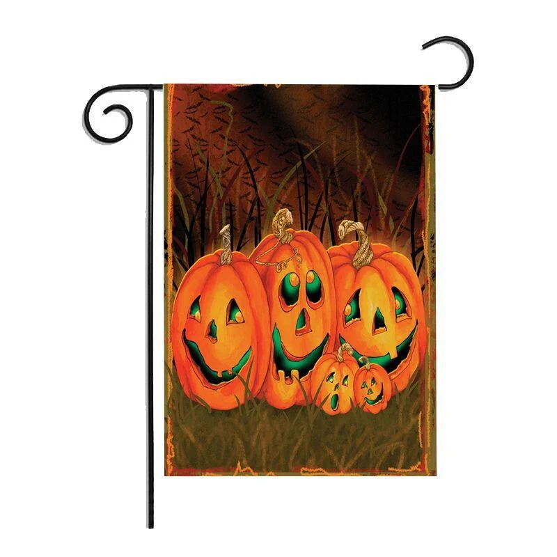 Double Sided Halloween Banner Linen Garden -  - #tag1#