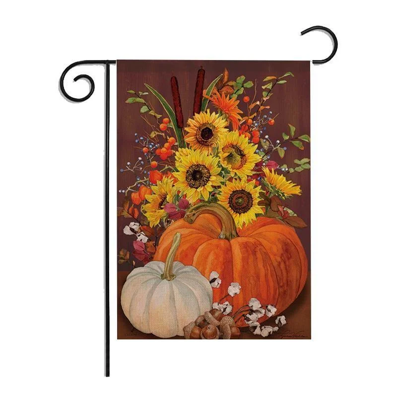 Double Sided Halloween Banner Linen Garden -  - #tag1#