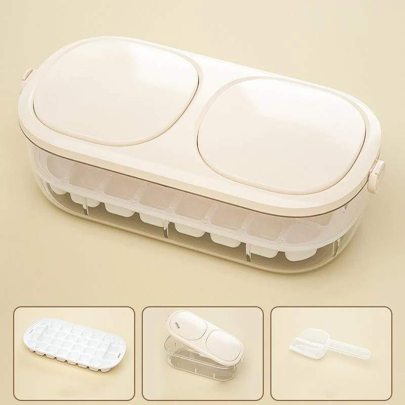 Double press silicone ice tray -  - #tag1#