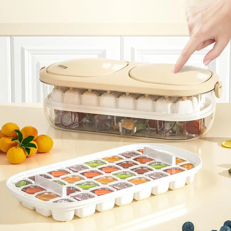 Double press silicone ice tray -  - #tag1#