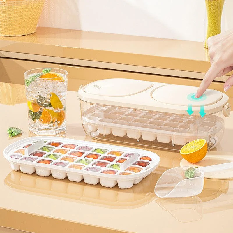 Double press silicone ice tray -  - #tag1#