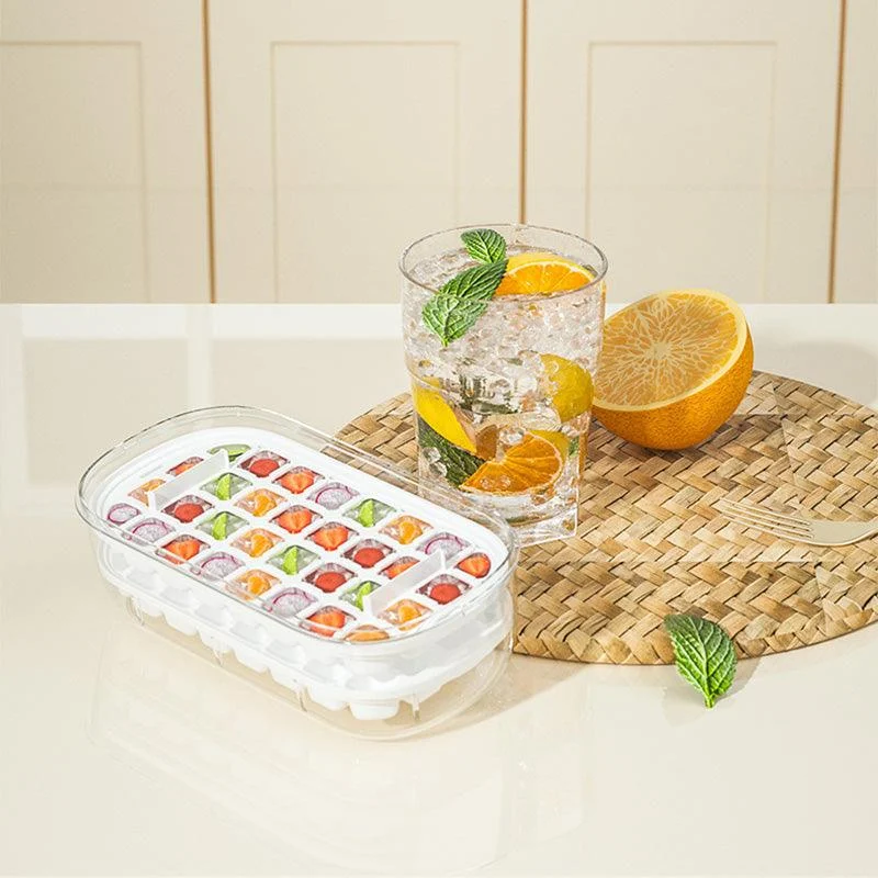 Double press silicone ice tray -  - #tag1#
