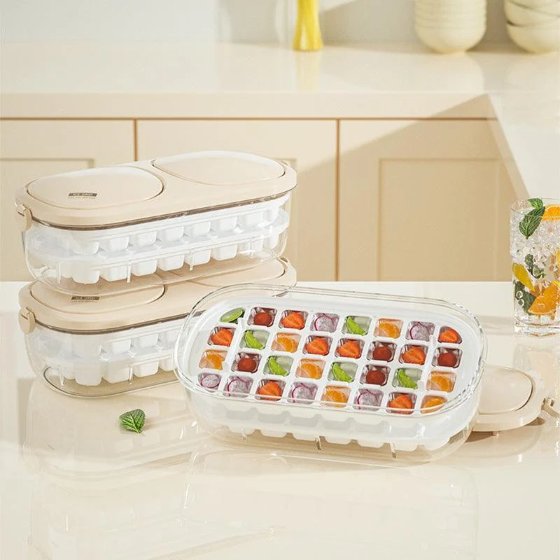 Double press silicone ice tray -  - #tag1#
