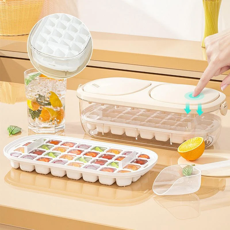 Double press silicone ice tray -  - #tag1#