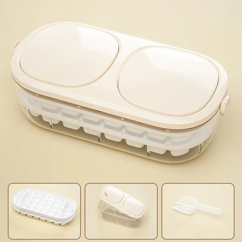 Double press silicone ice tray -  - #tag1#