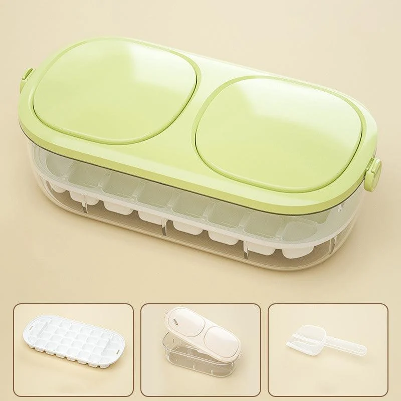 Double press silicone ice tray -  - #tag1#