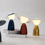 Draadloze Oplaadlamp Warm Licht Traploos Verstelbaar Aanraaklicht Draagbare Bureaulamp Geschikt Voor Bureaulampen Thuis 4f34e001 8bea 44ea ac93 4fa1d0d93a23