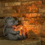 DragonGlo LED table lamp in the shape of a dragon tag1