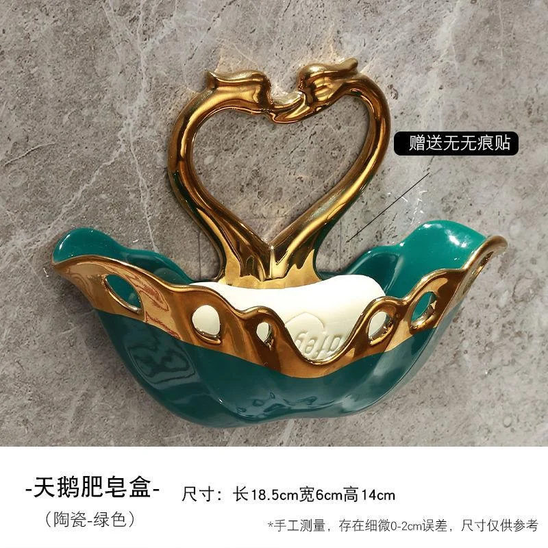 Drain Soap Holder Box Leaf Shape Holder Dish Storage  Gadgets -  - #tag1#