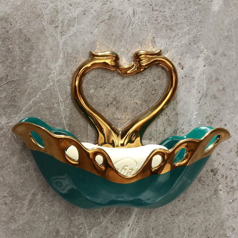 Drain Soap Holder Box Leaf Shape Holder Dish Storage  Gadgets -  - #tag1#
