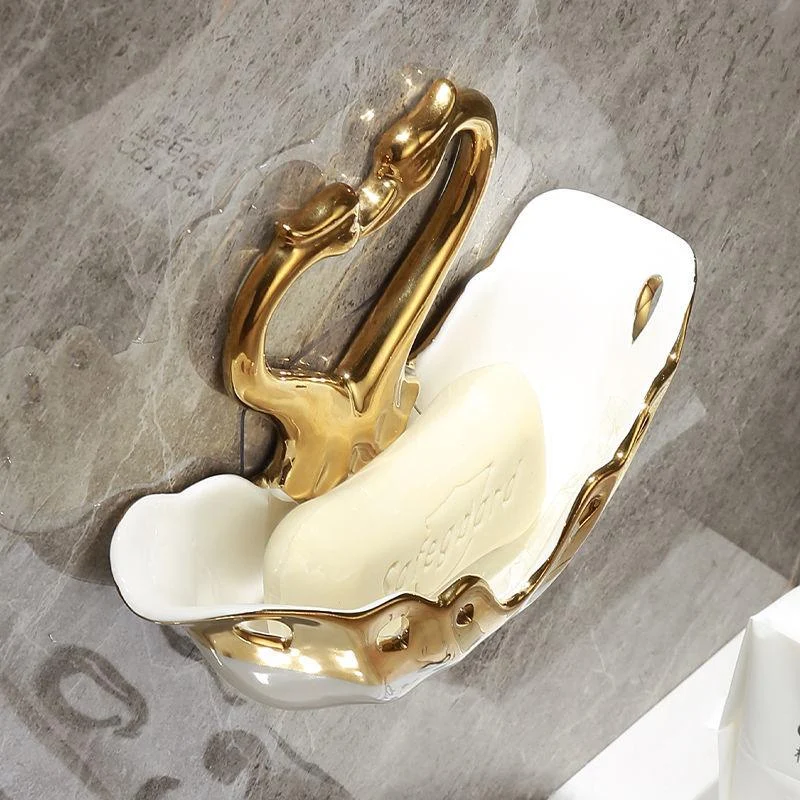 Drain Soap Holder Box Leaf Shape Holder Dish Storage  Gadgets -  - #tag1#