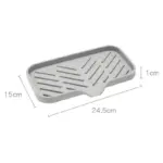 Drainer for sink FlexiTray With soap and sponge storage Kitchen organizer tag1