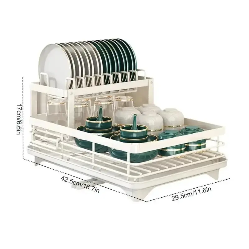 Draining Rack Adjustable Kitchen Racks Draining Tray Kitchen tag1