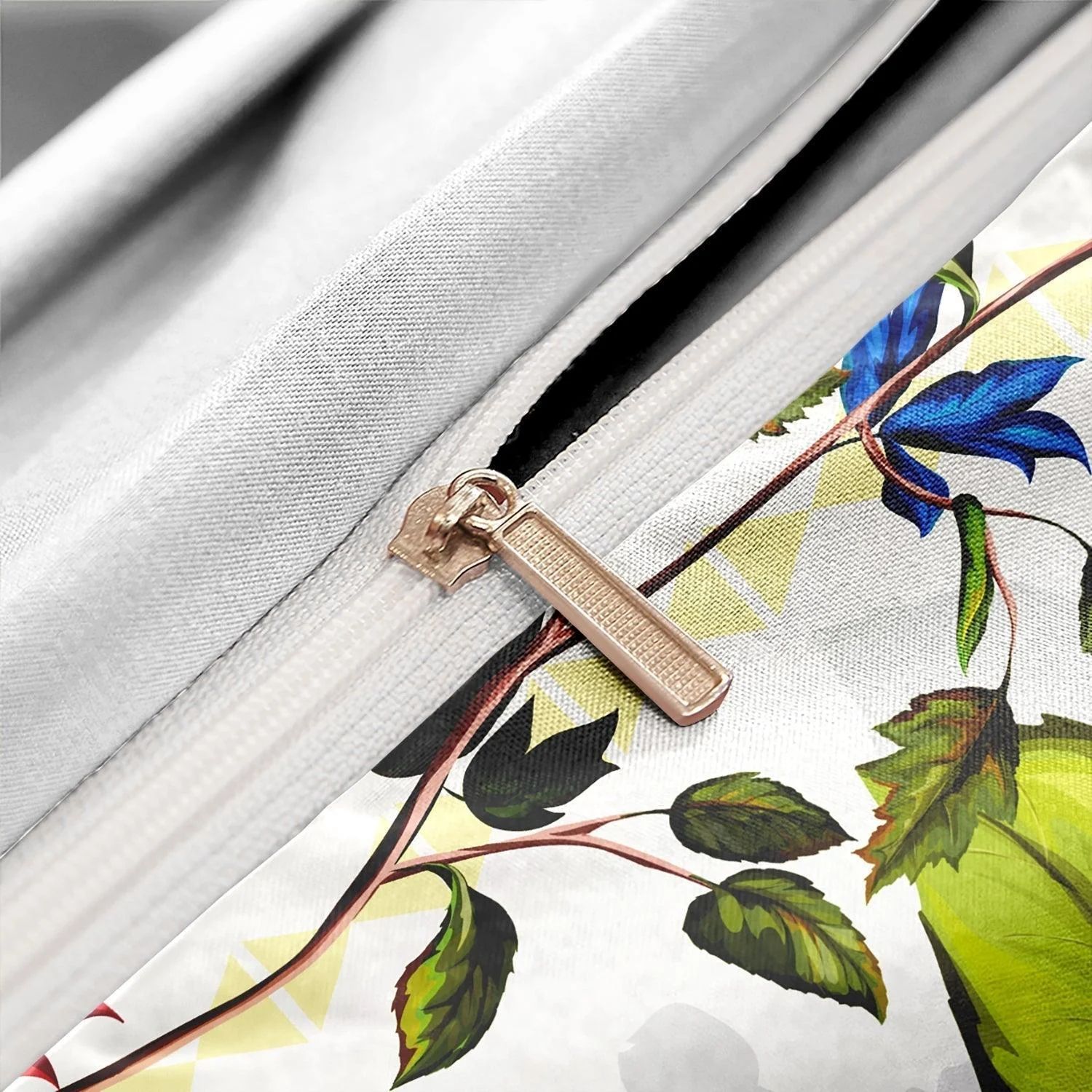 DreamDeluxe - Flowers Bird Printed Luxury Duvet Cover Set -  - #tag1#