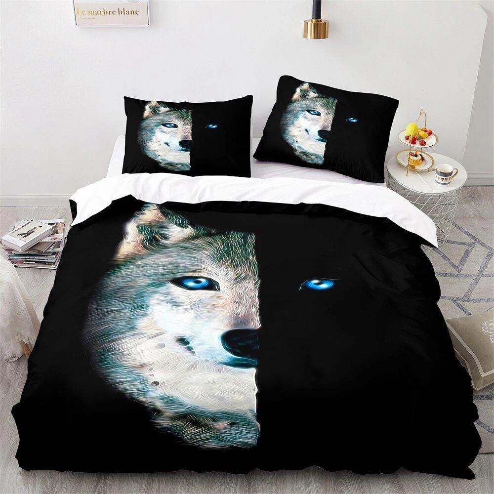 DreamGuard - Children's duvet cover 'Protective Wolf' -  - #tag1#
