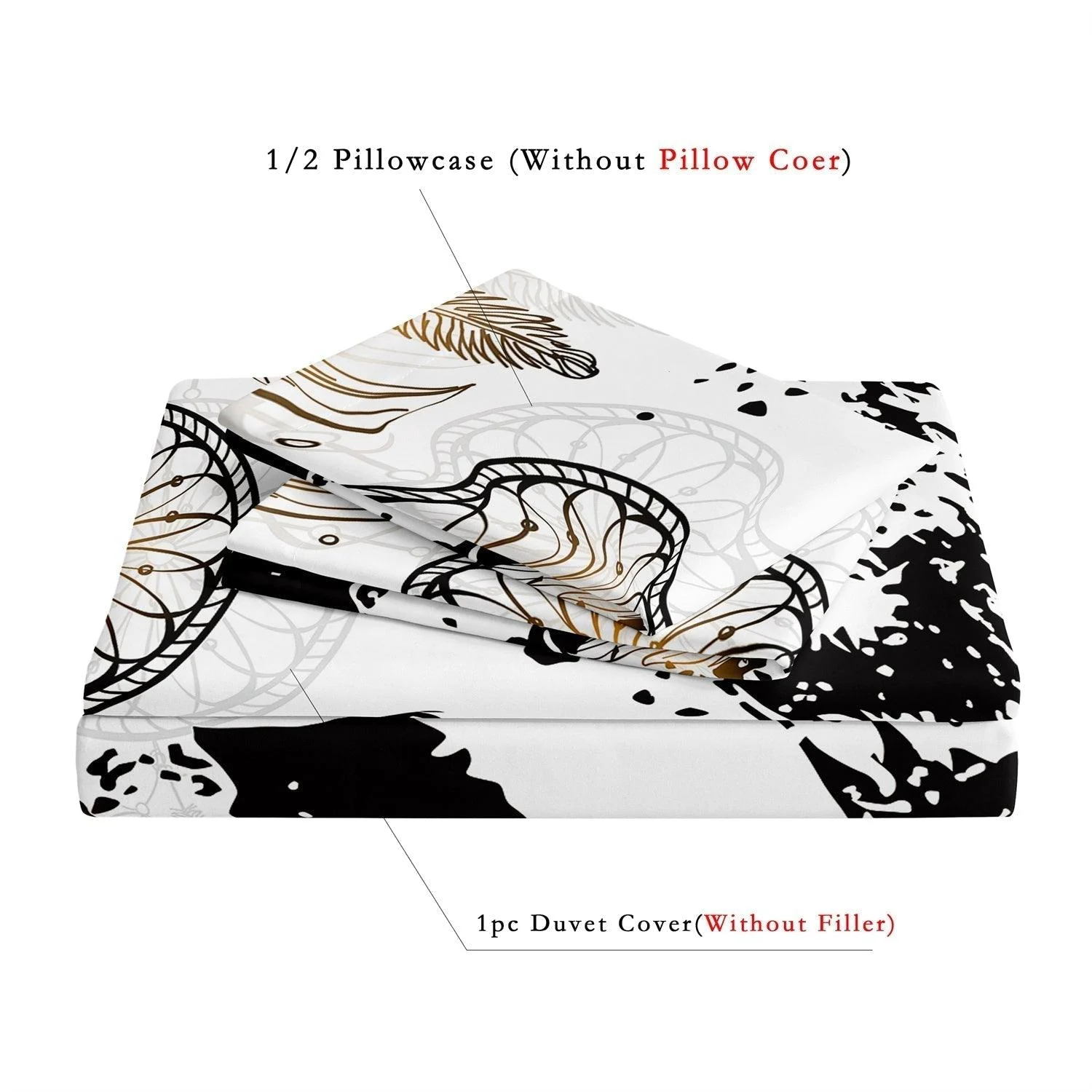 Dream Catcher - Printed Duvet Cover Bedding Set -  - #tag1#