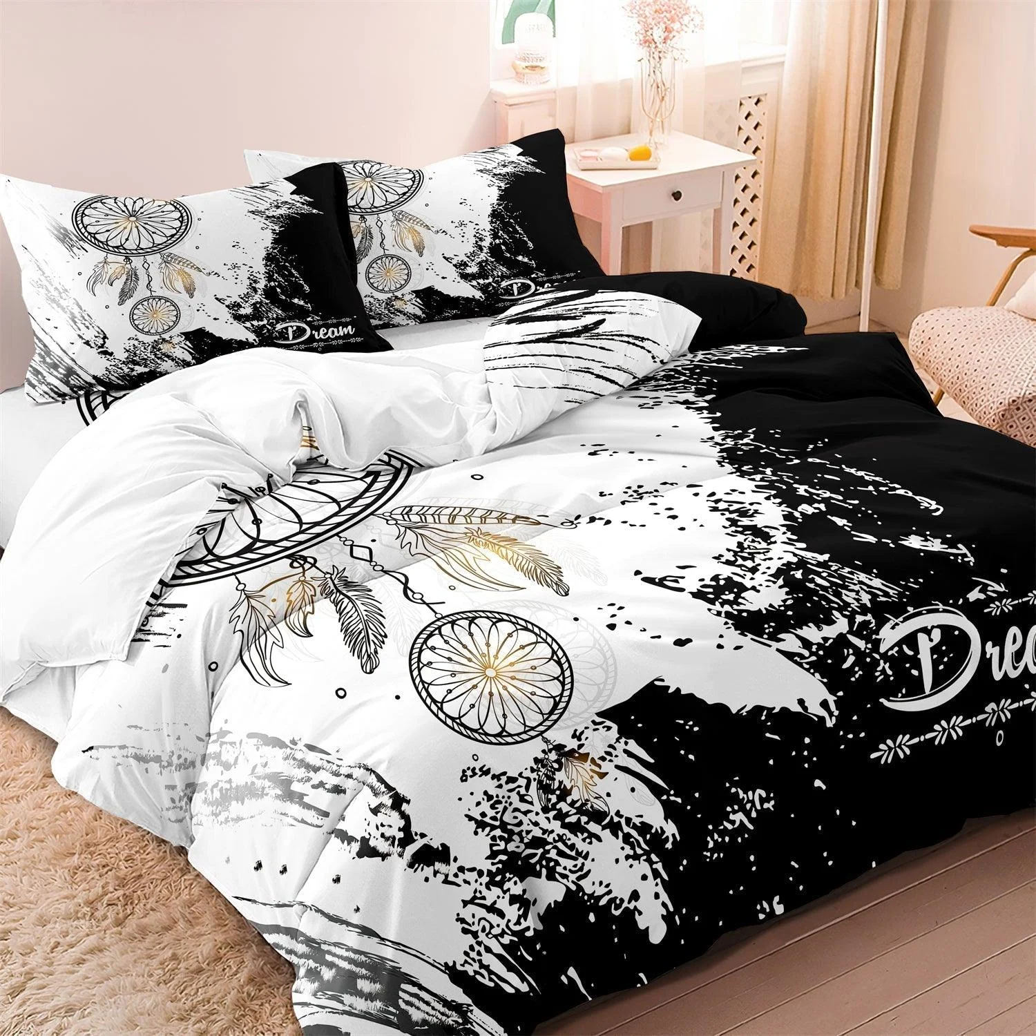 Dream Catcher - Printed Duvet Cover Bedding Set -  - #tag1#