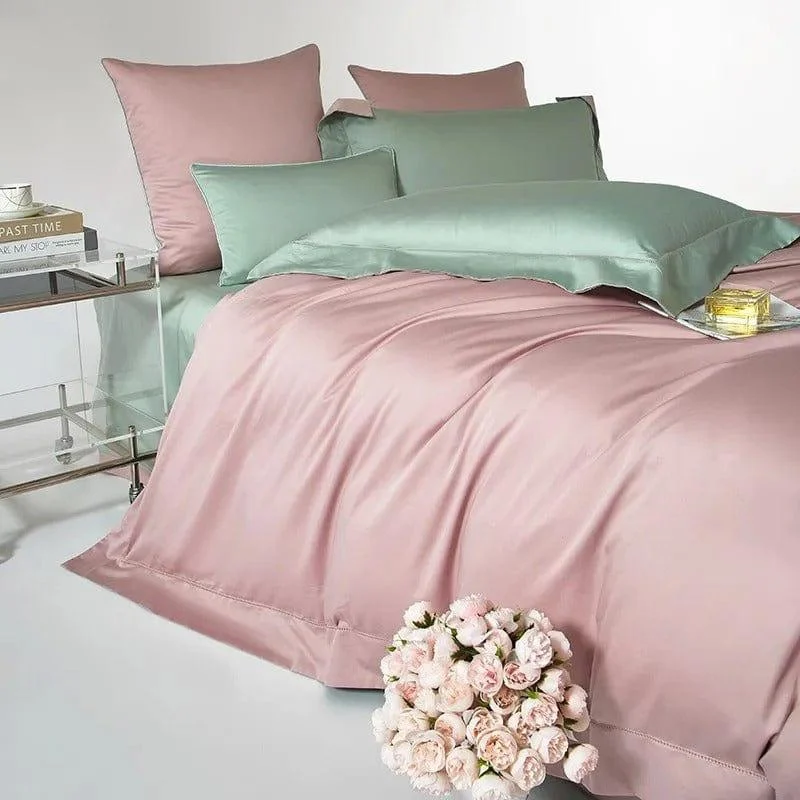 Dream Sage Blush – Duvet cover set made from Egyptian Cotton -  - #tag1#