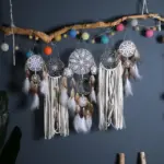 Dreamcatcher_Moon_and_Stars_Hanging_Over_the_Bed_5_PCS_-_-_tag1_-4204356 Dreamcatcher Moon and Stars Hanging Over the Bed 5 PCS tag1