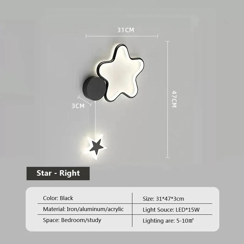 Dreamscape - Clouds Star Moon Wall Lamp -  - #tag1#