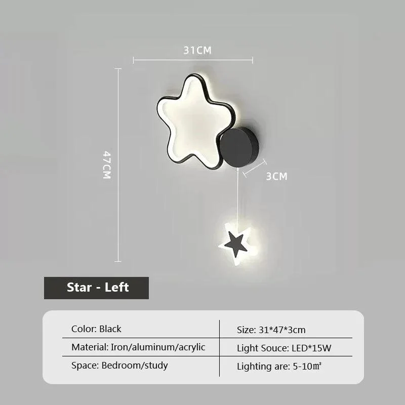 Dreamscape - Clouds Star Moon Wall Lamp -  - #tag1#
