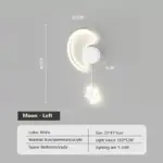 Dreamscape Clouds Star Moon Wall Lamp tag1