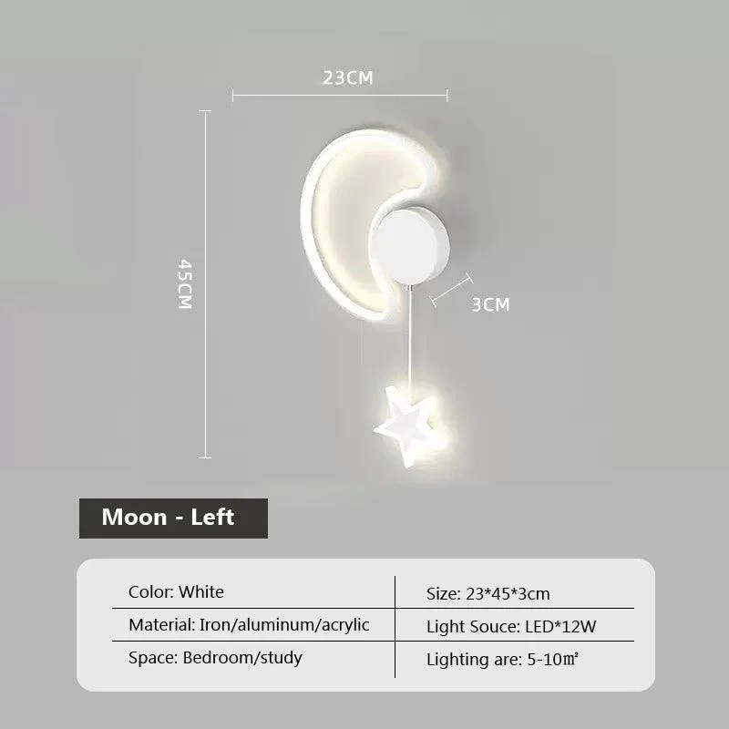 Dreamscape - Clouds Star Moon Wall Lamp -  - #tag1#