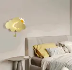 DreamyFloat Wall Lamp Lively Clouds and Sun LED Wall Light Children s Room Lighting tag1