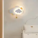 DreamyFloat Wall Lamp Lively Clouds and Sun LED Wall Light Children s Room Lighting tag1