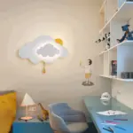 DreamyFloat Wall Lamp Lively Clouds and Sun LED Wall Light Children s Room Lighting tag1